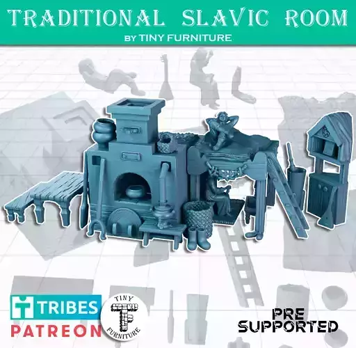Traditional Slavic Room