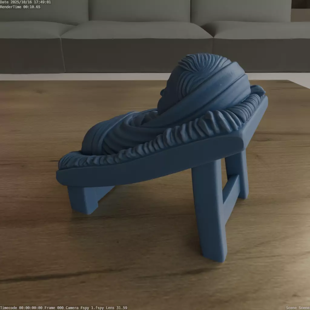 Baby Jesus Nativity 3D Print STL Handcrafted Blender Model 3D print model_2