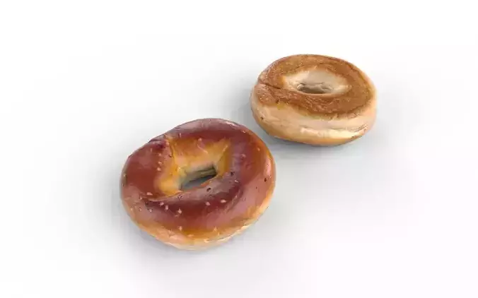 Pastry M09 Low-poly 3D model