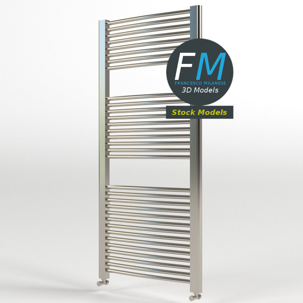 Towel radiator 2 3D model_3