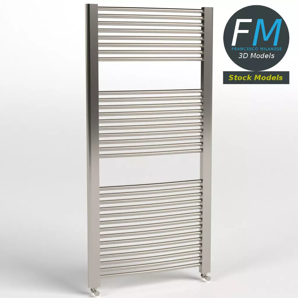 Towel radiator 2 3D model_0