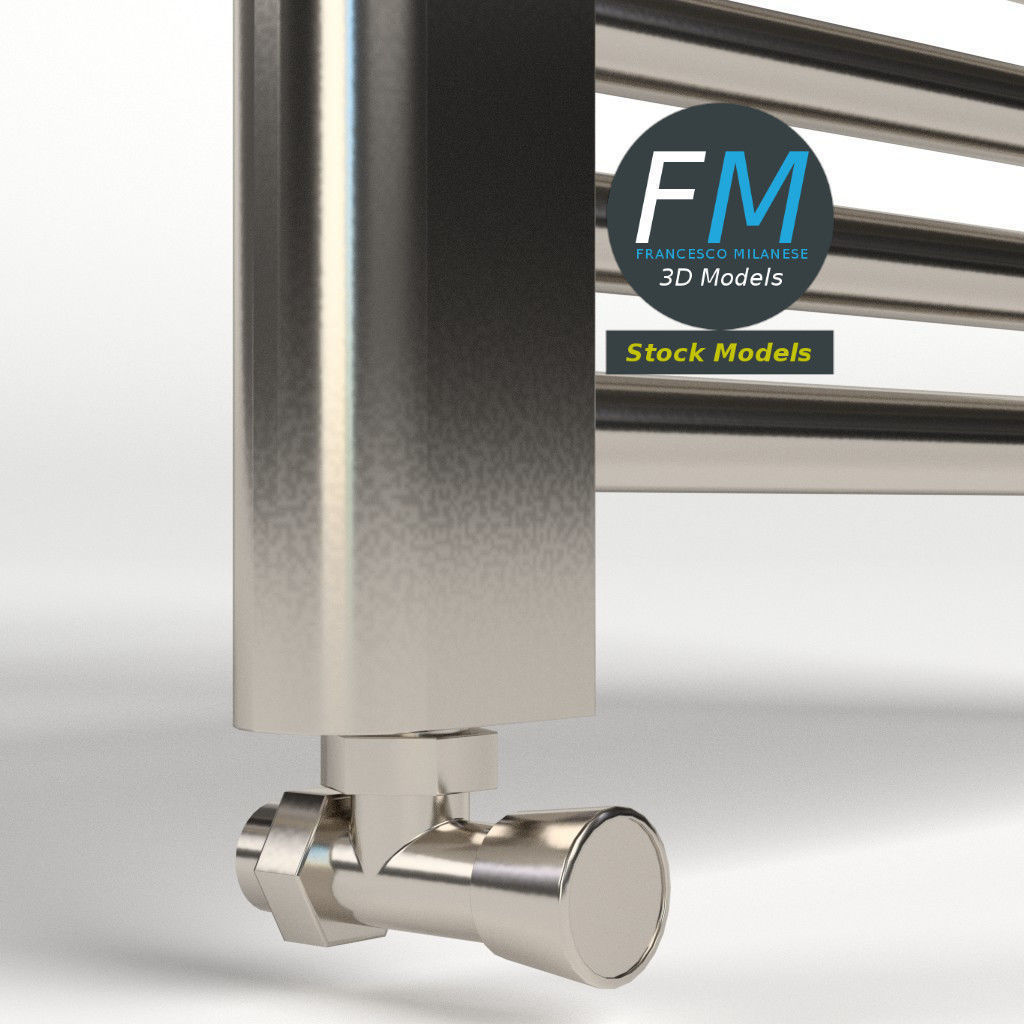 Towel radiator 2 3D model_4