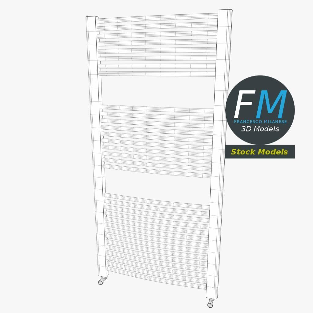 Towel radiator 2 3D model_7