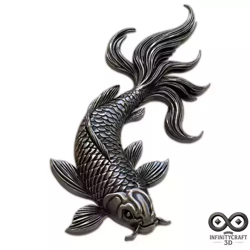 Koi Majesty No2   Ornamental Fish Relief