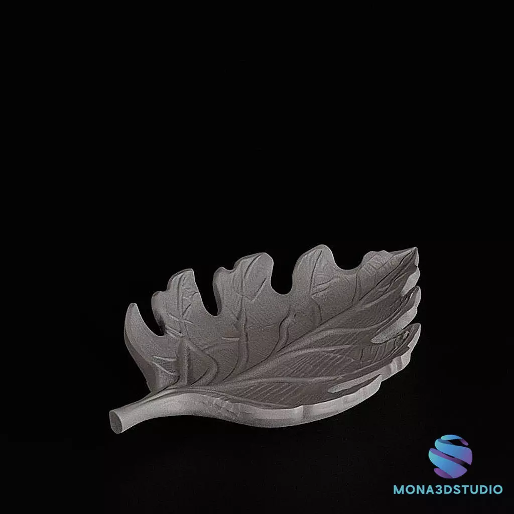  Autumn Leaf Dish-Trinket Tray - 3D Printable Model 3D print model_1