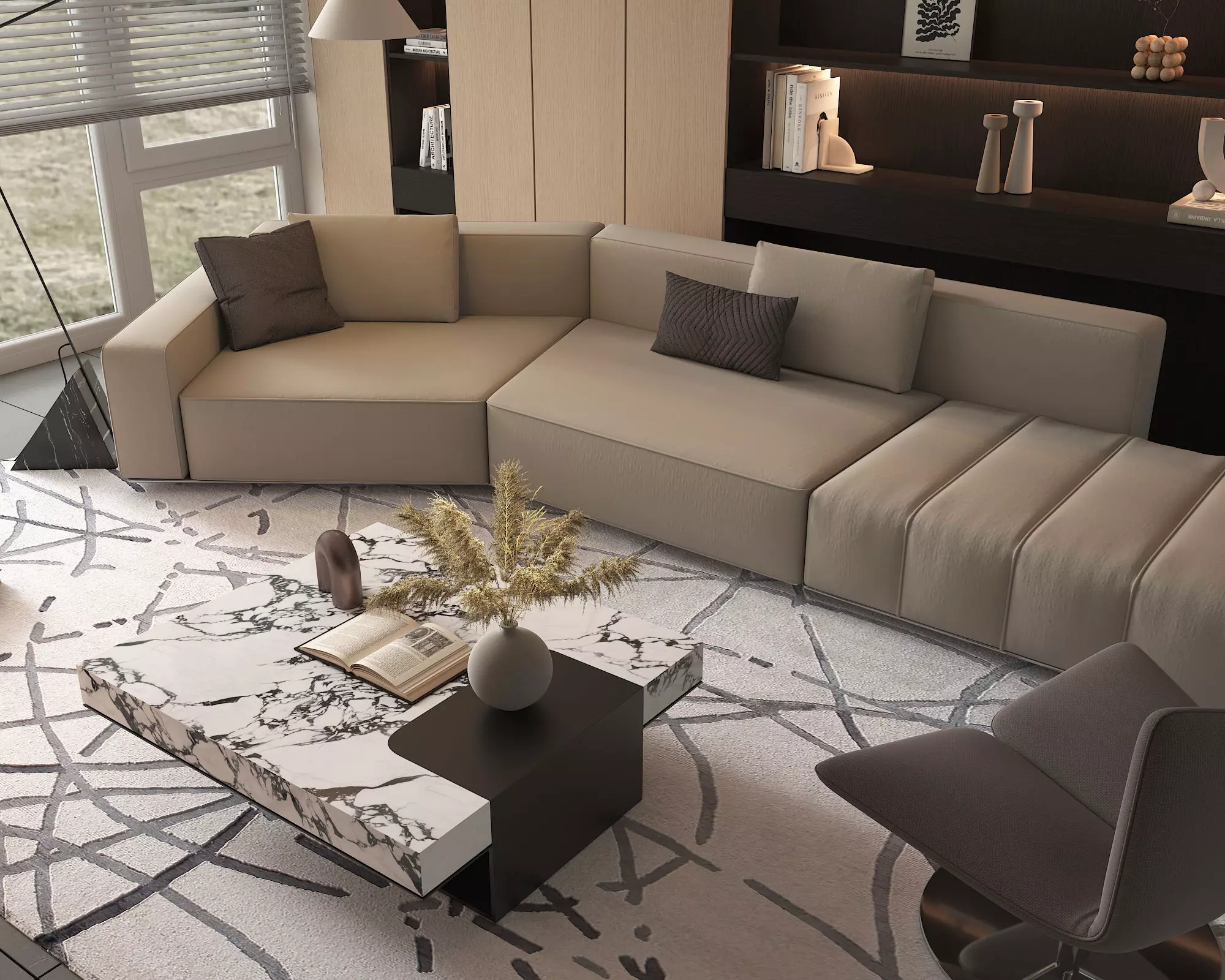Living Room Scene 19 3D model_4