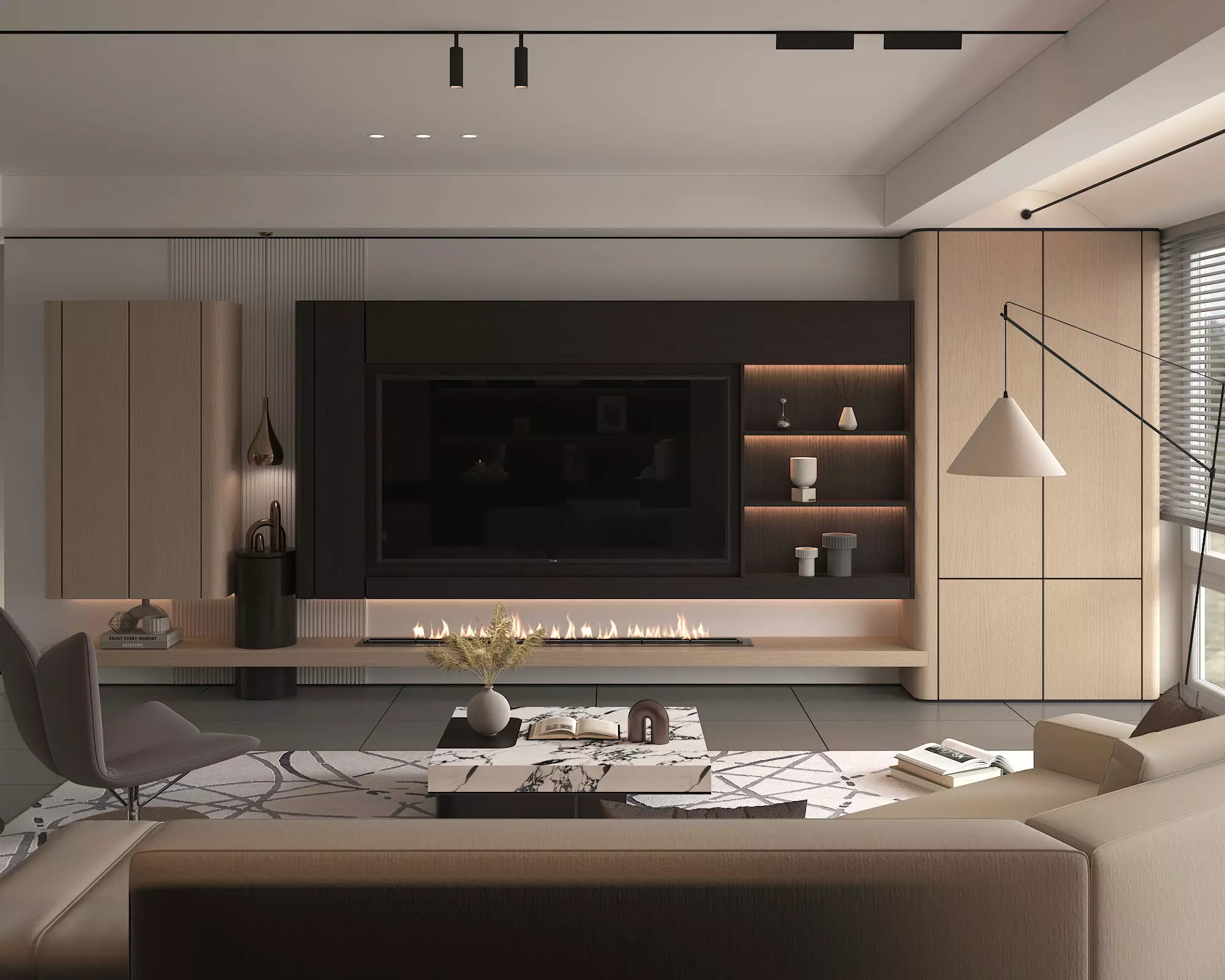 Living Room Scene 19 3D model_1