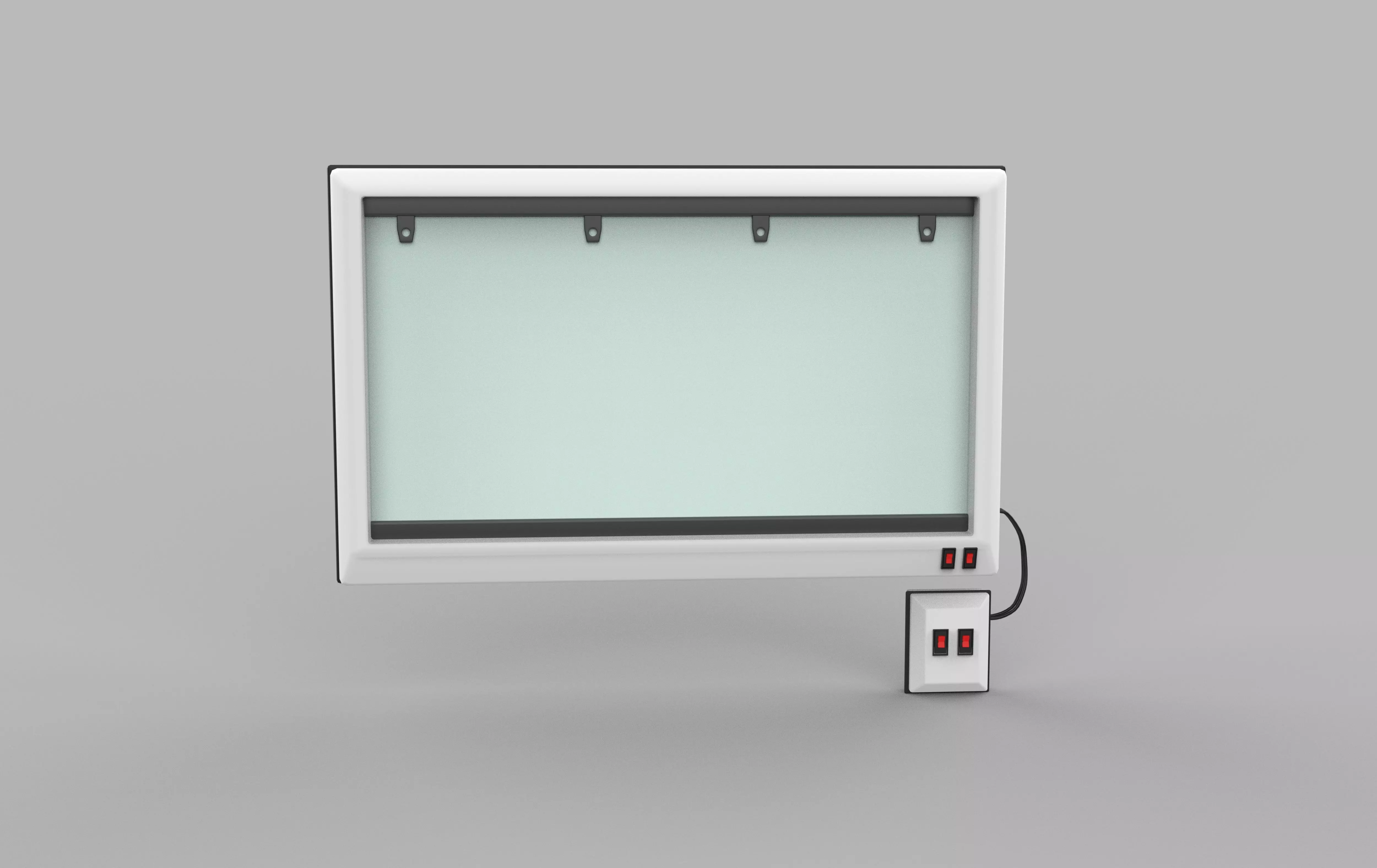 X ray light box 3D model_8