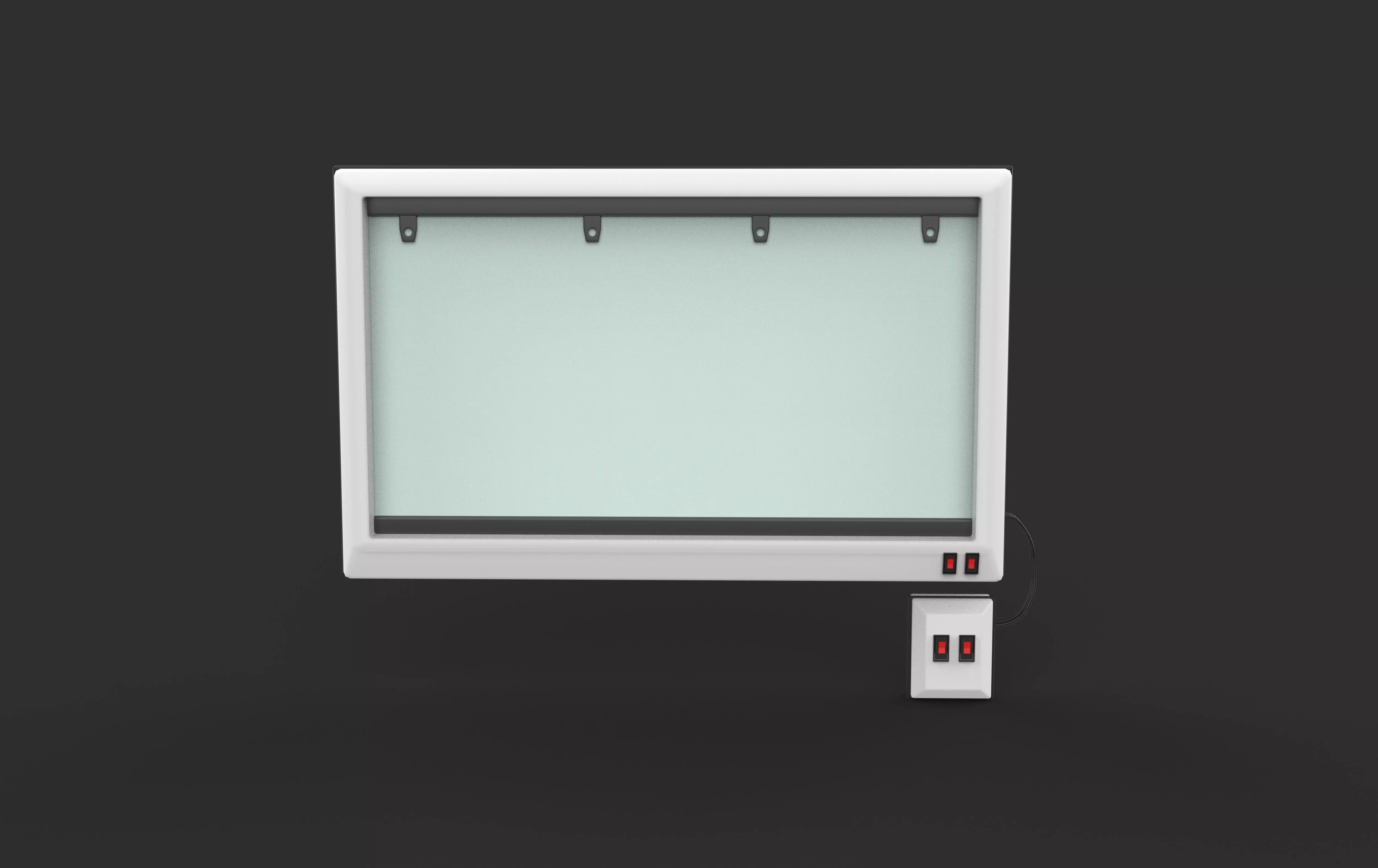 X ray light box 3D model_4