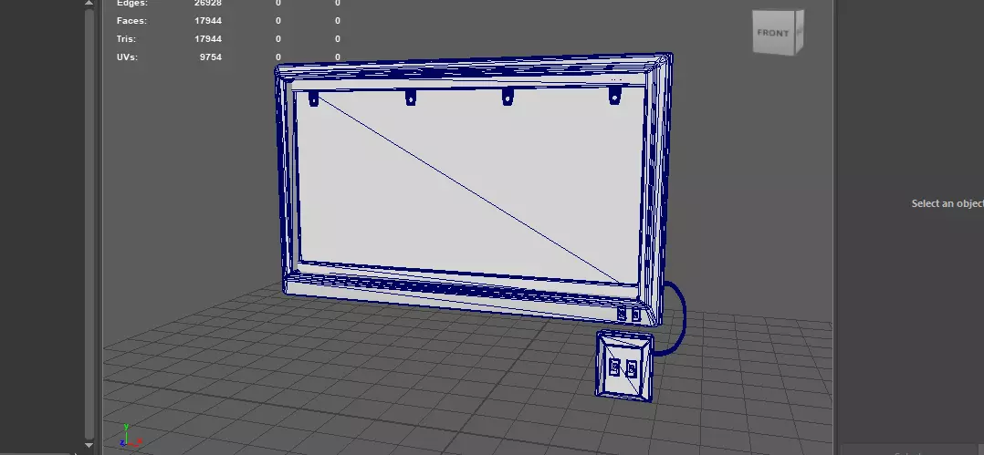 X ray light box 3D model_11