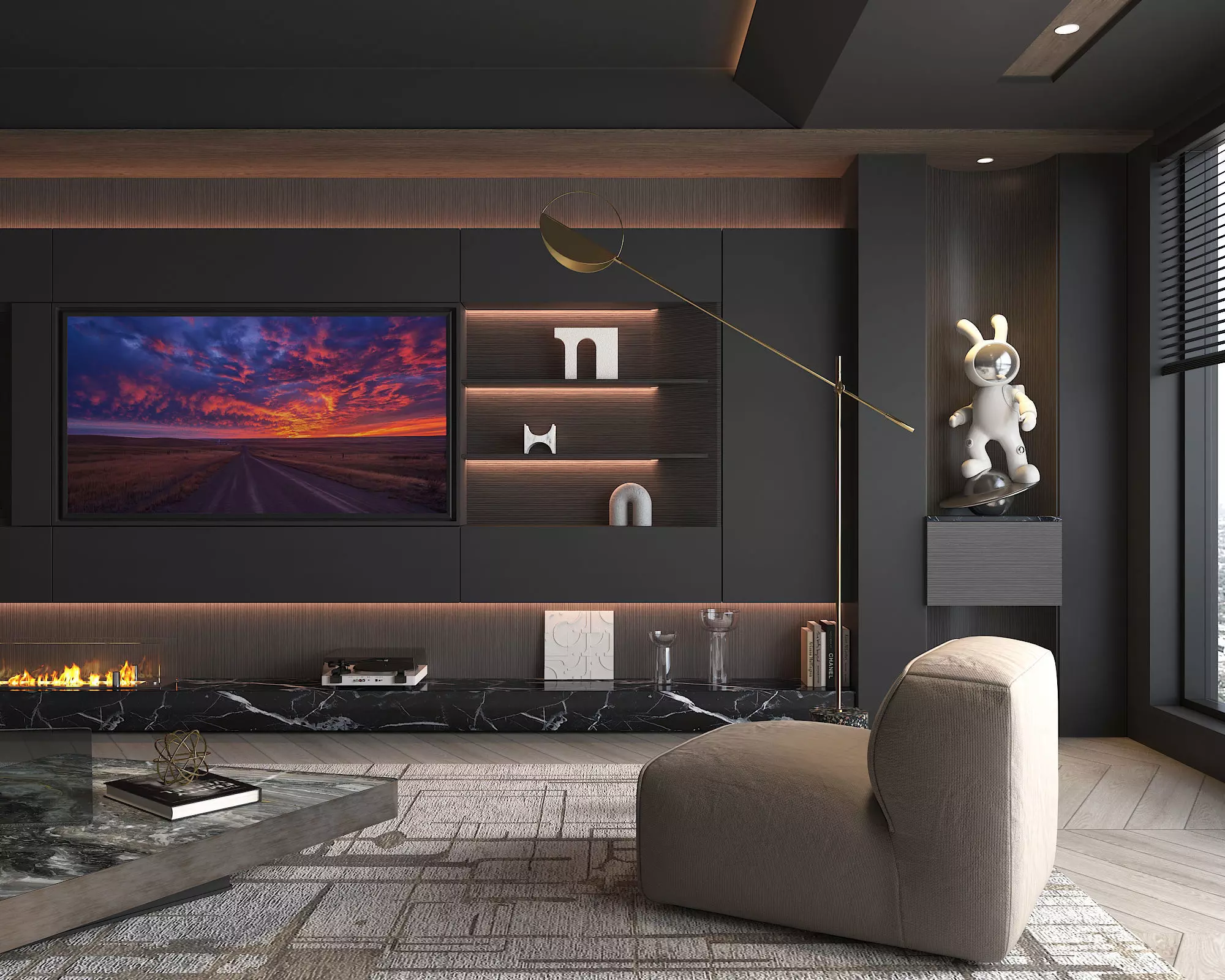 Living Room Scene 21 3D model_6