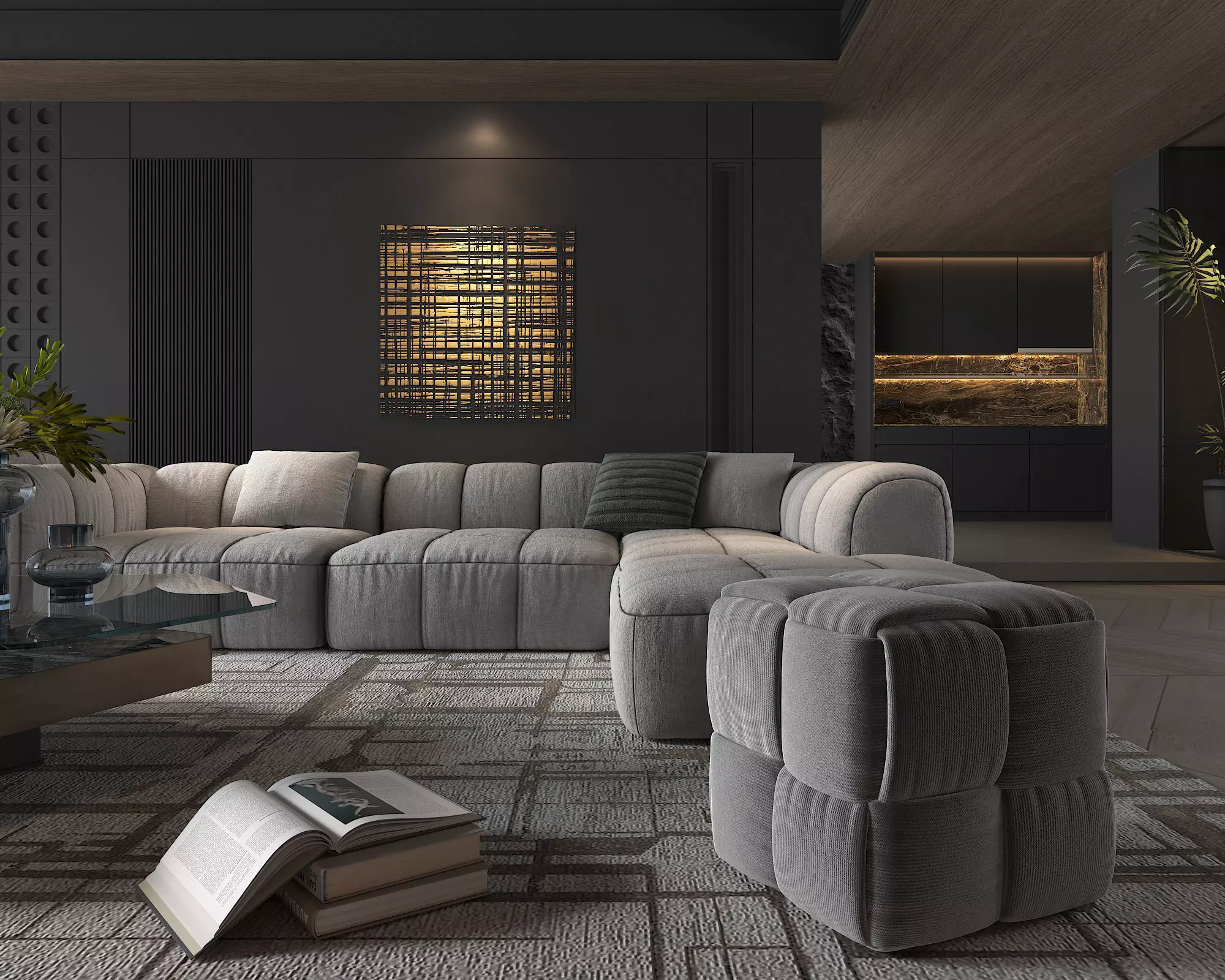 Living Room Scene 21 3D model_8