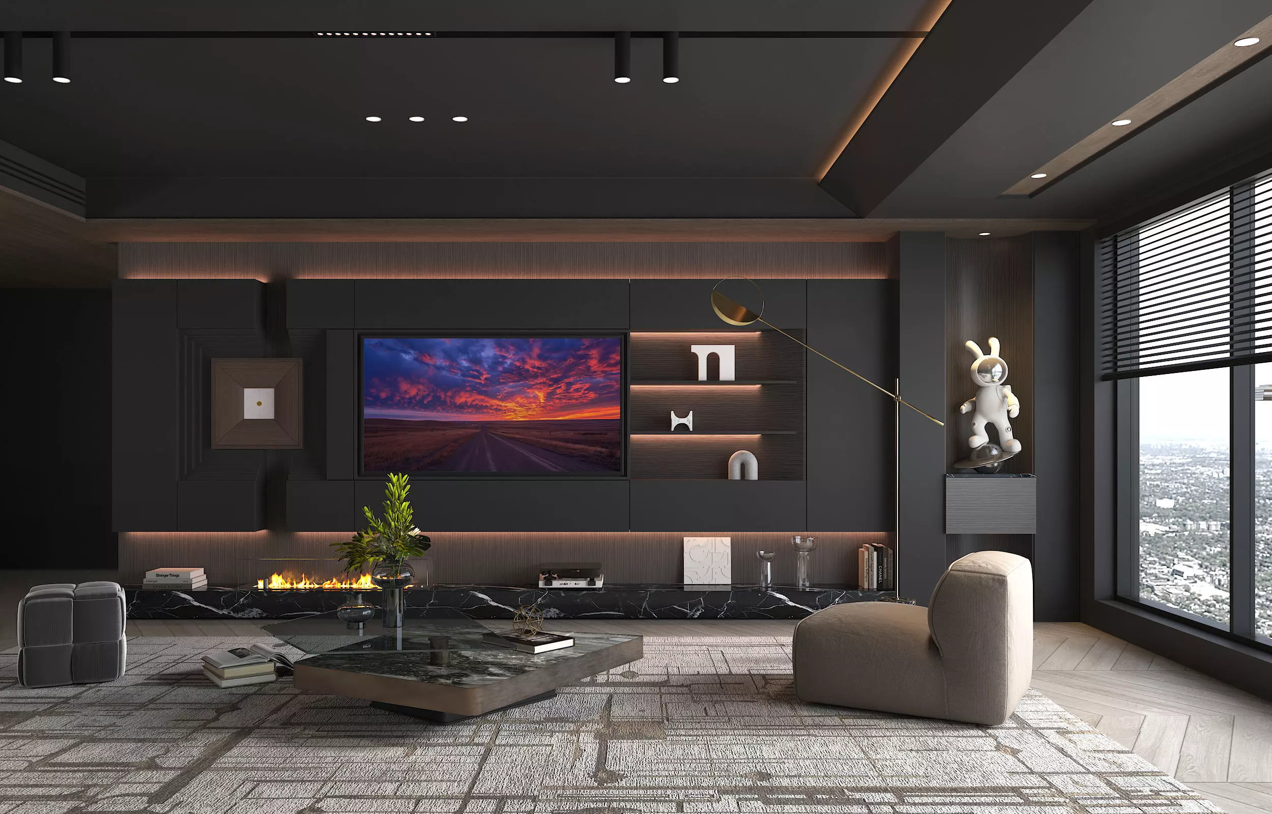 Living Room Scene 21 3D model_1