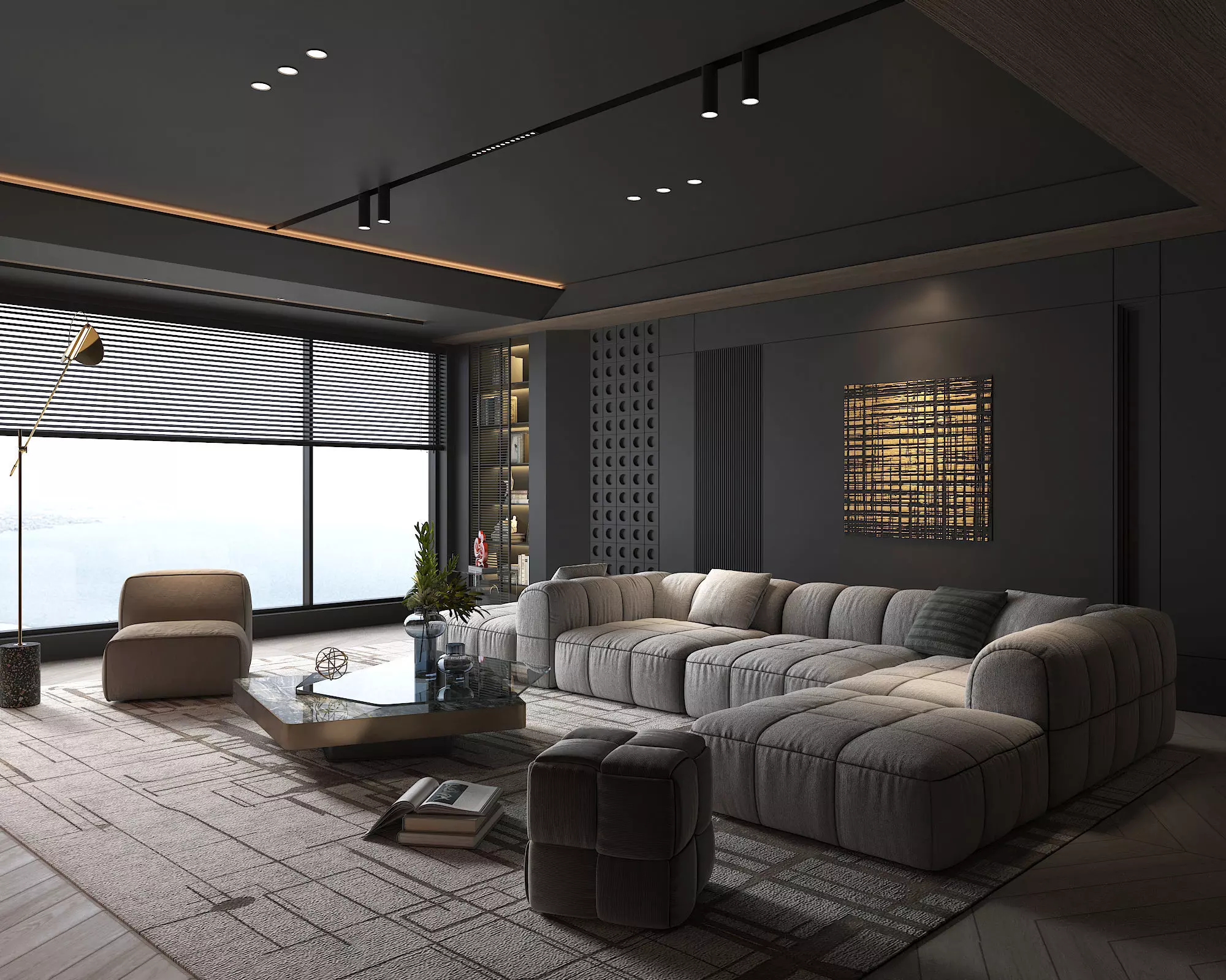 Living Room Scene 21 3D model_2