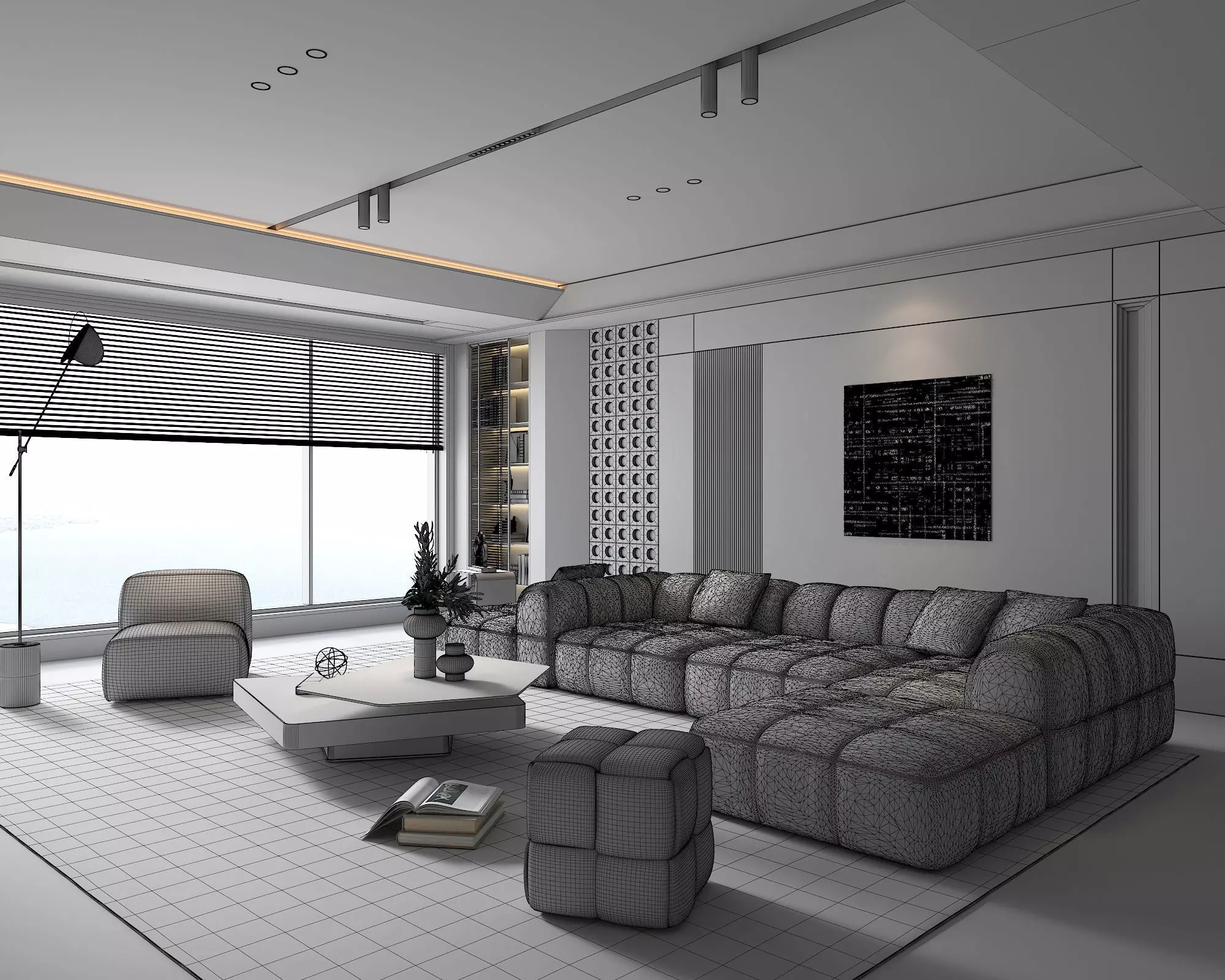Living Room Scene 21 3D model_11