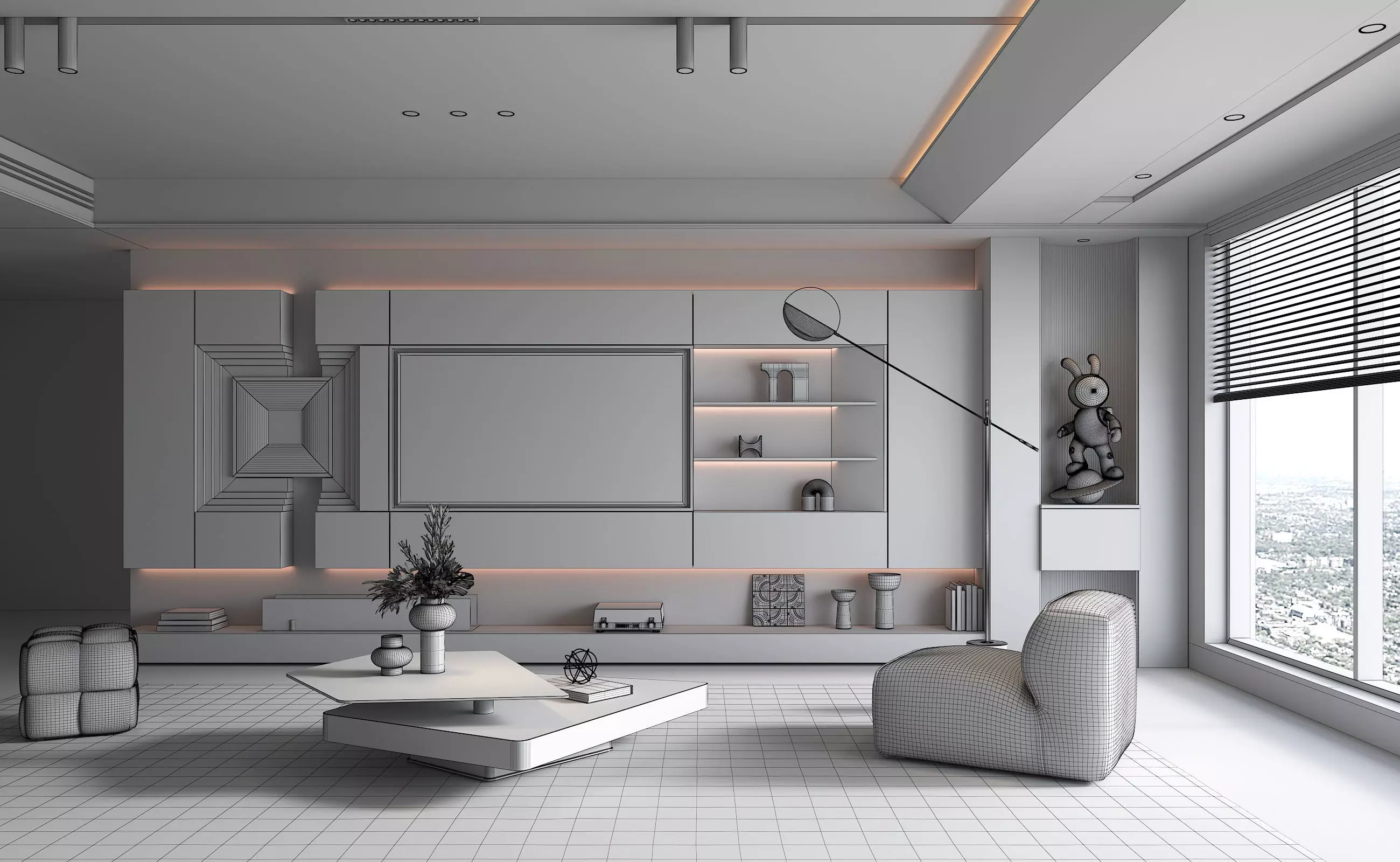 Living Room Scene 21 3D model_10