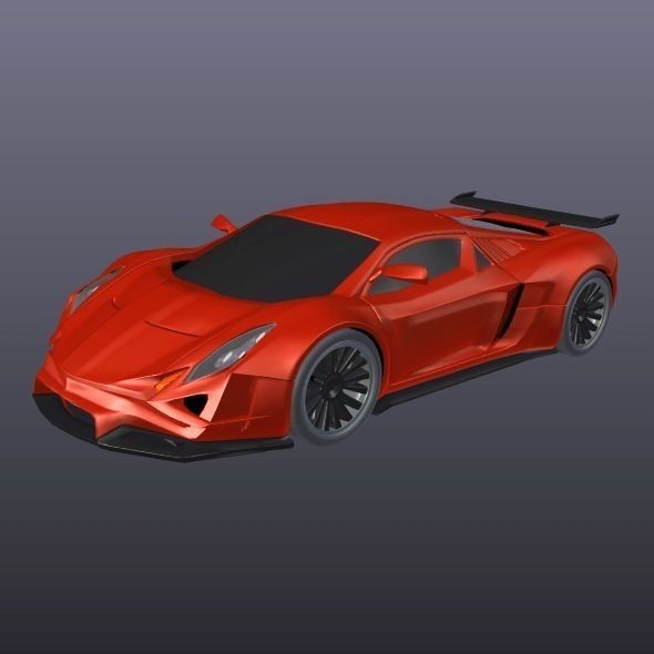 Eferos supercar concept 3D model_10