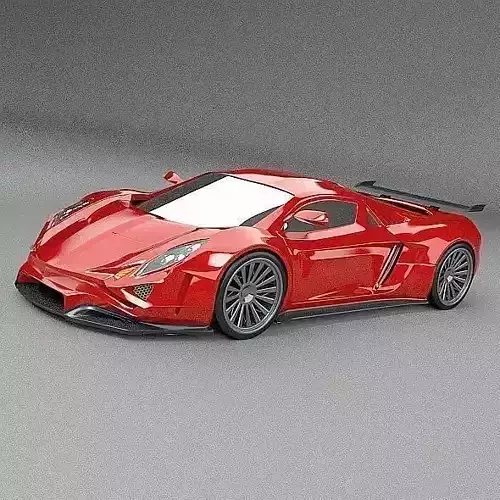Eferos supercar concept 3D model