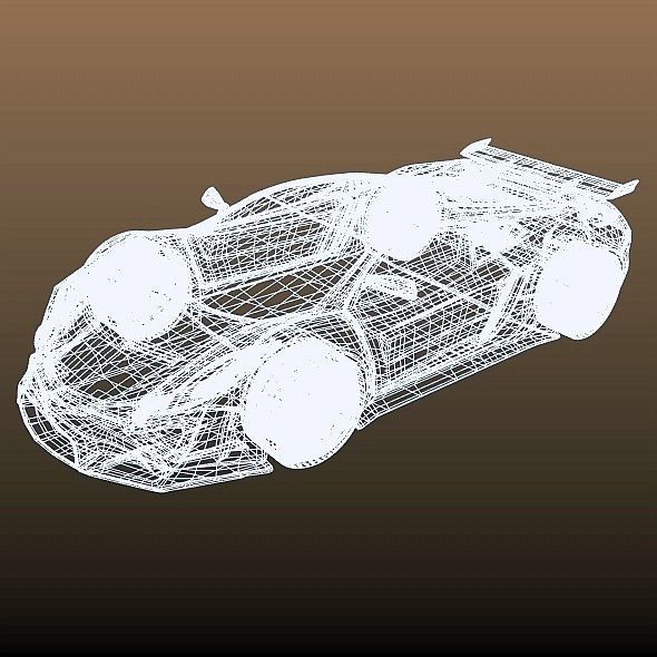 Eferos supercar concept 3D model_14