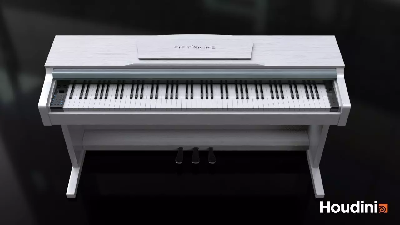 Sencor Digital Piano SDP 200  3D model_1
