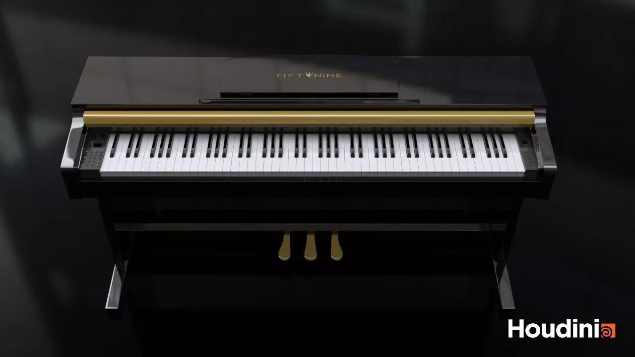 Sencor Digital Piano SDP 200  3D model_5