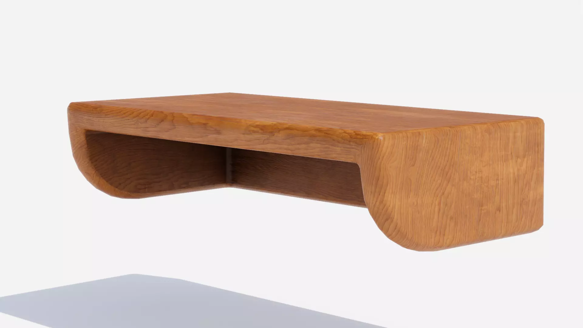 Shelf02 Low-poly 3D model_2