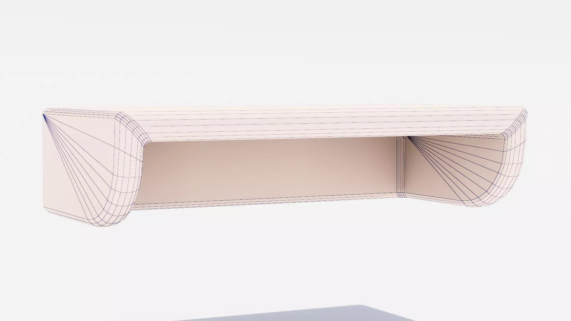 Shelf02 Low-poly 3D model_6