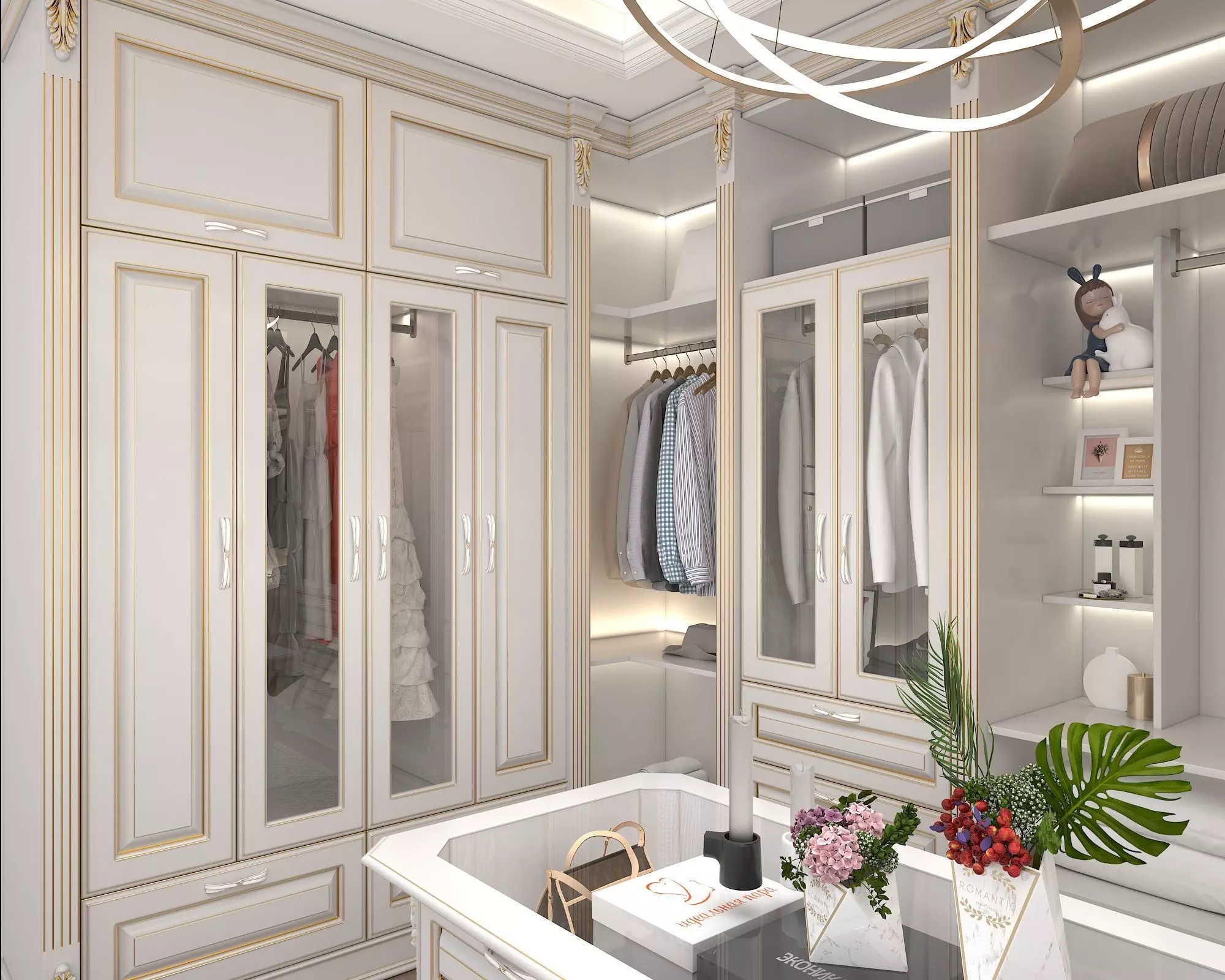 Classic style Dressing Room 3D model_3