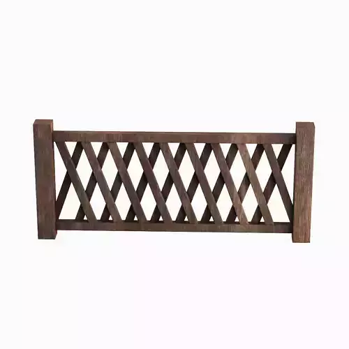 Wooden Fence B 03