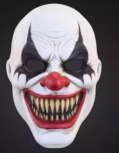 Sinister clow mask