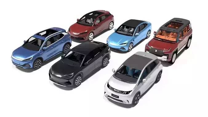 BYD Collection Pack 06 Cars