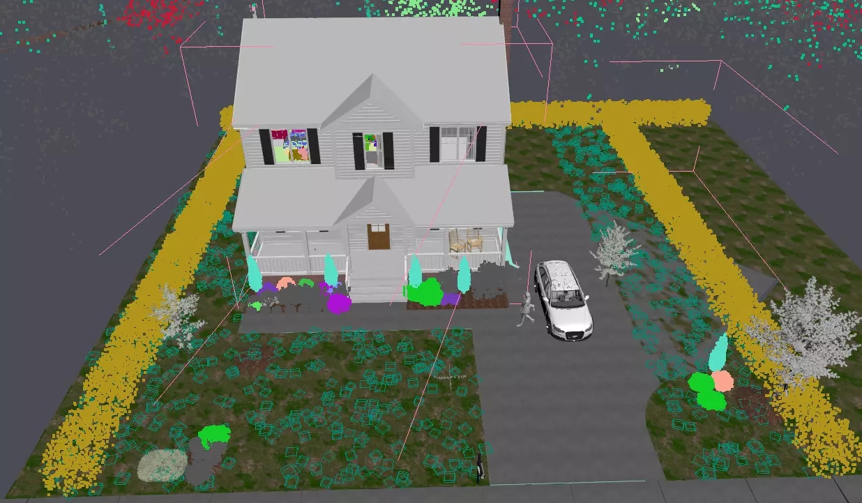 Realistic 3D Exterior Scene for Visualization and Rendering 3D model_6