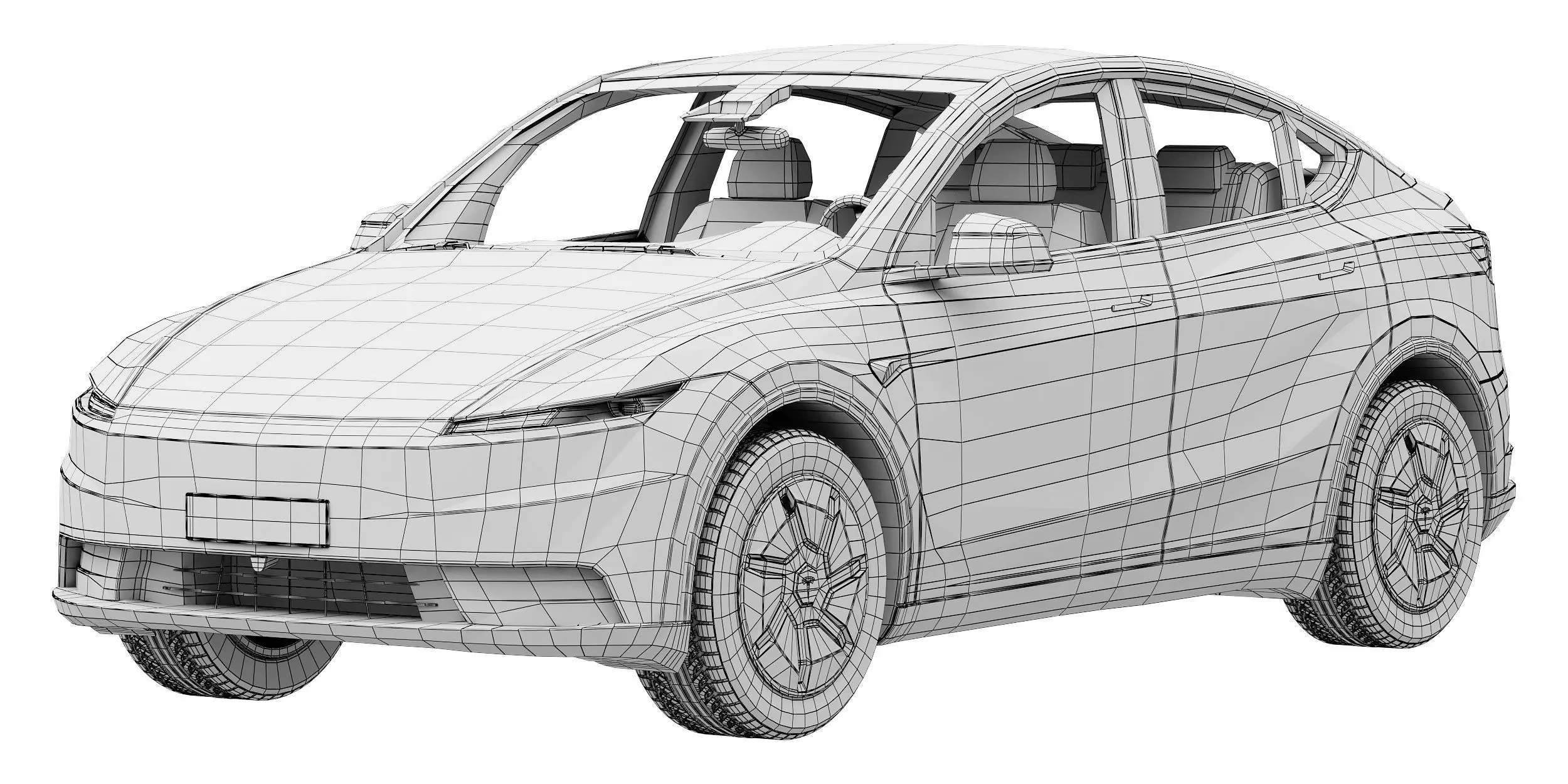 Tesla Model Y Standard 2026 3D model_13