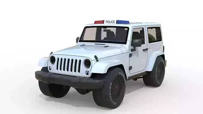 Indian Police Jeep