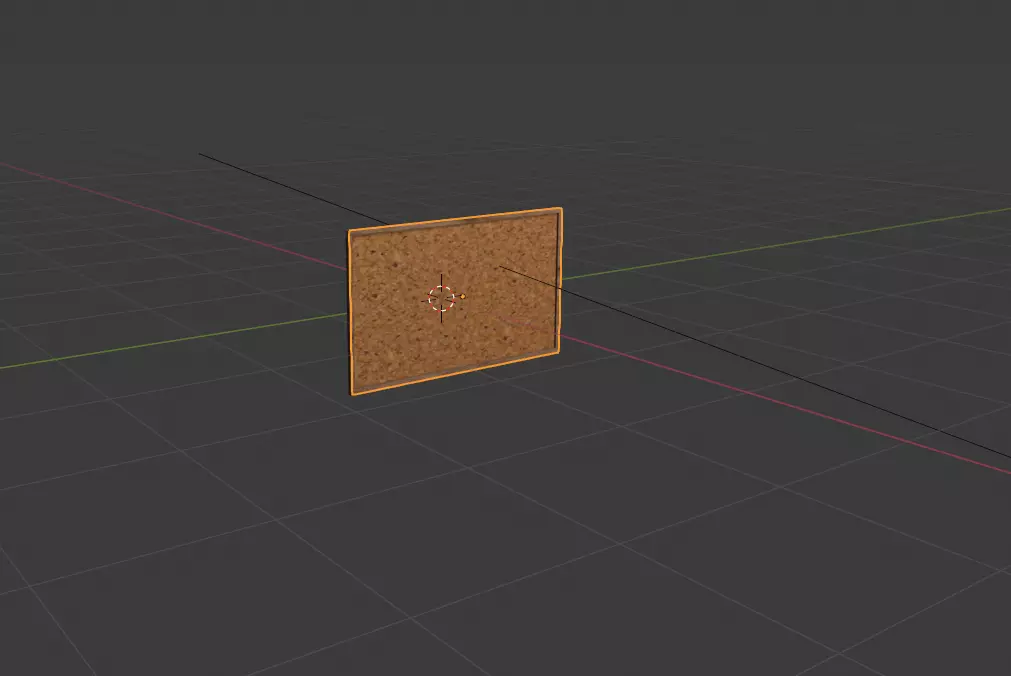 Pin board 3D model_0