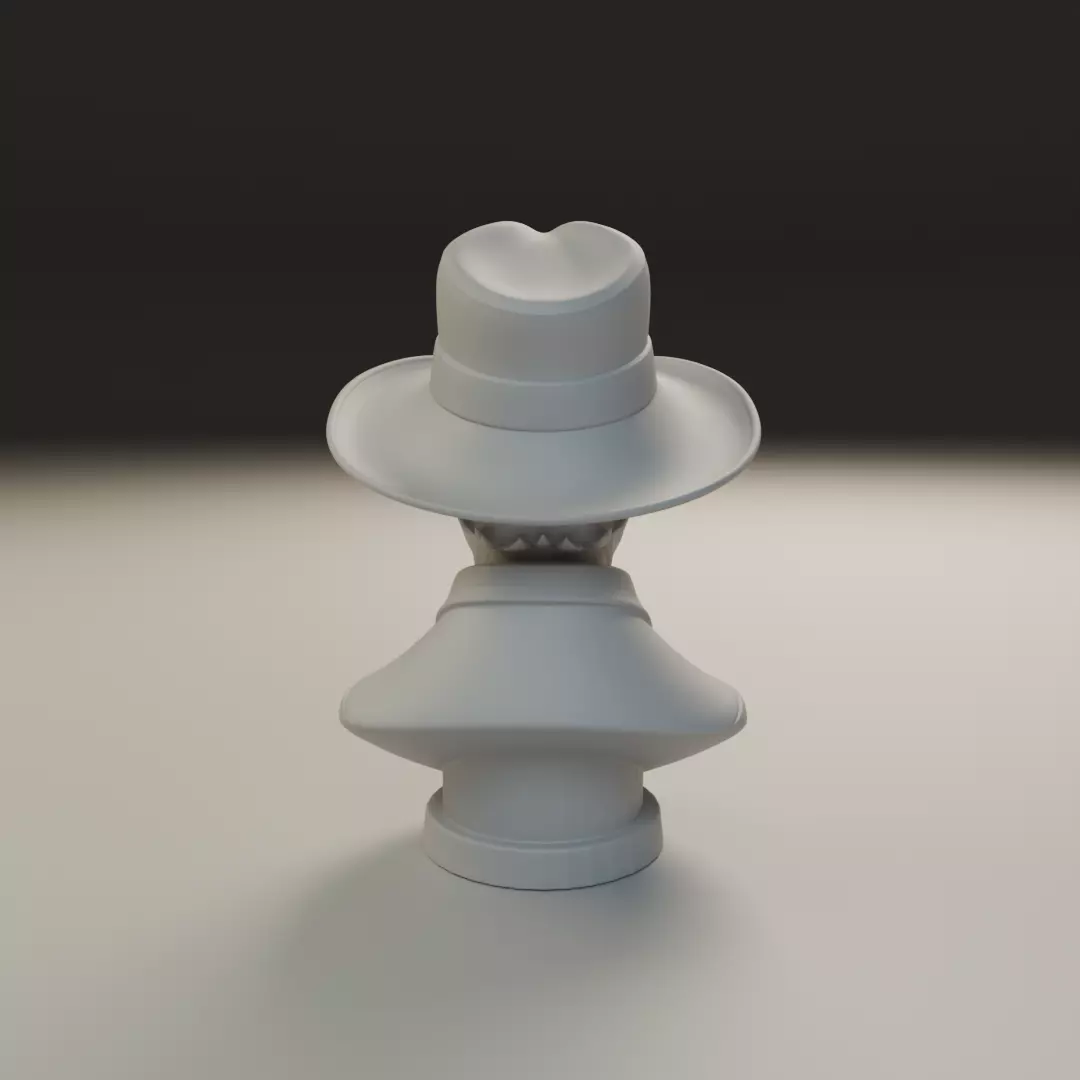 Bust Vincent van Gogh 3D print model_5