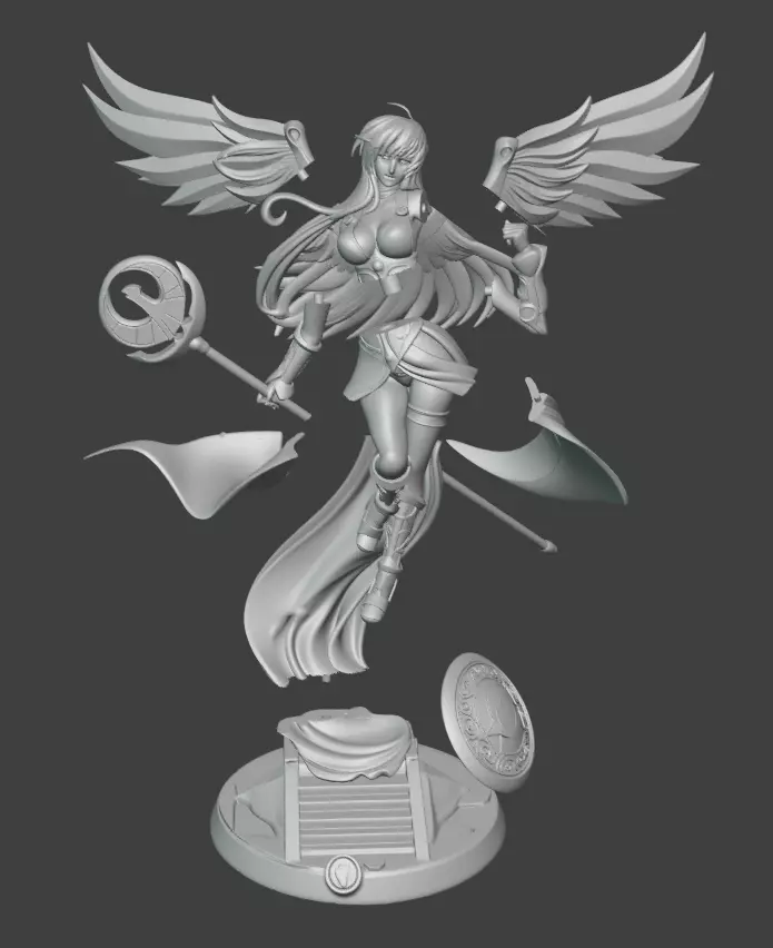 Atena - Saint Seiya 3D print model_10
