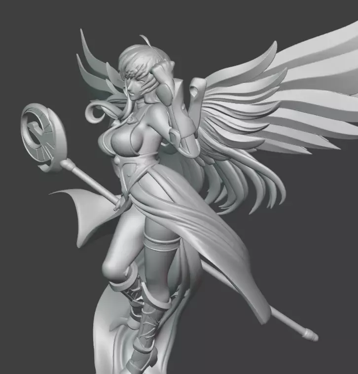 Atena - Saint Seiya 3D print model_3