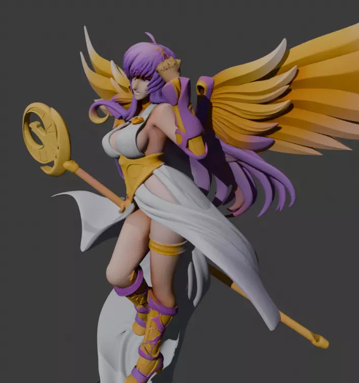 Atena - Saint Seiya 3D print model_2