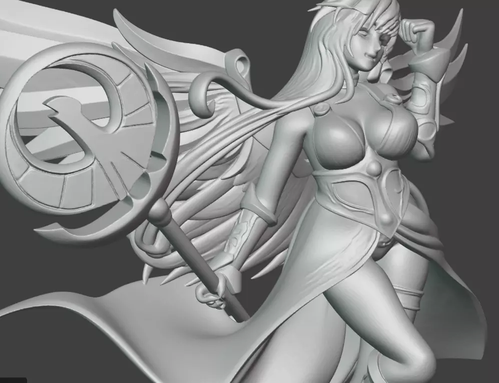 Atena - Saint Seiya 3D print model_9