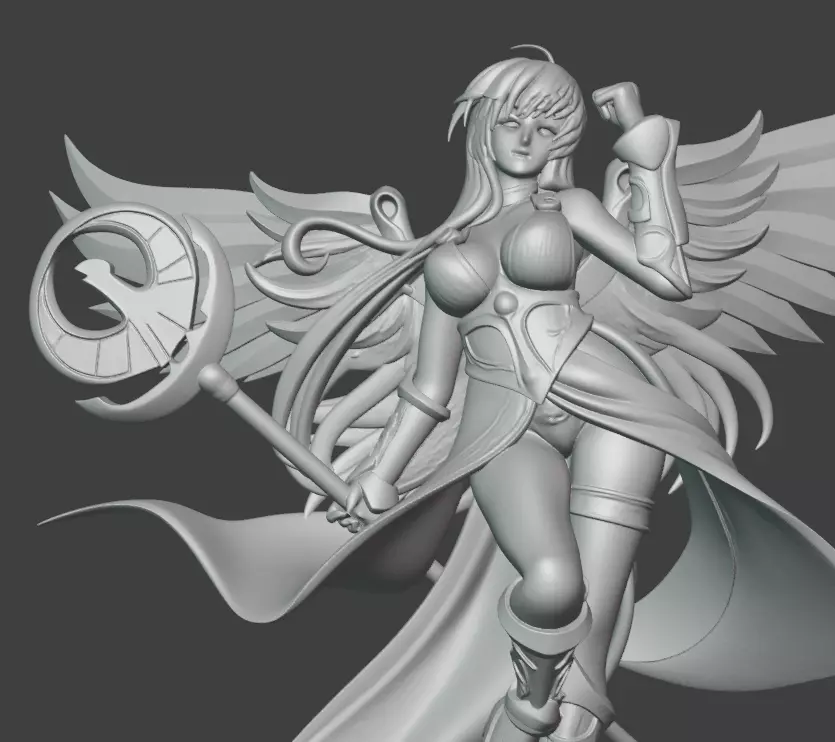 Atena - Saint Seiya 3D print model_7