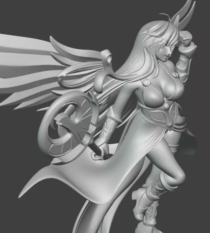 Atena - Saint Seiya 3D print model_5