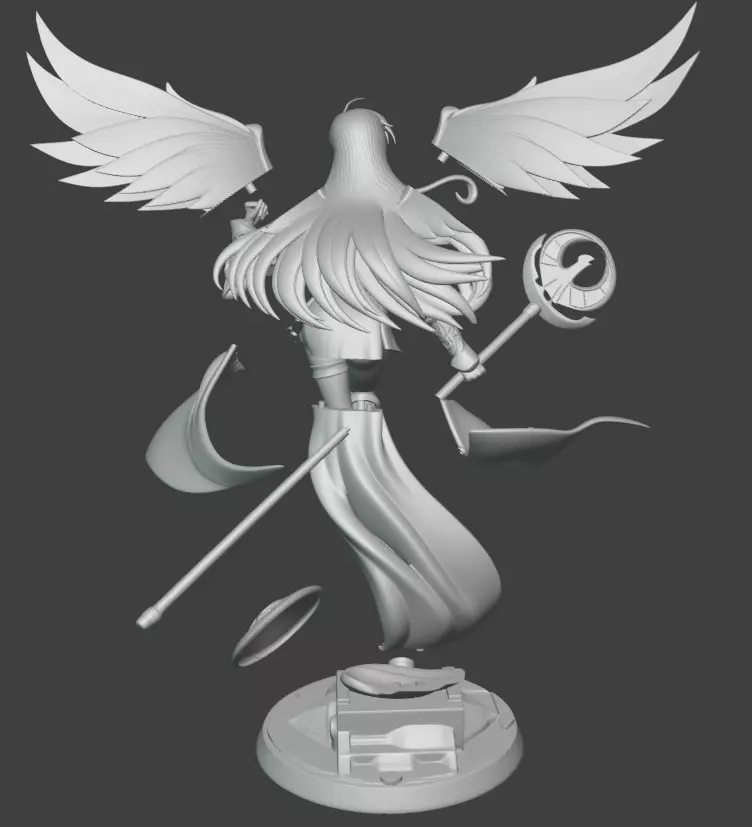 Atena - Saint Seiya 3D print model_11