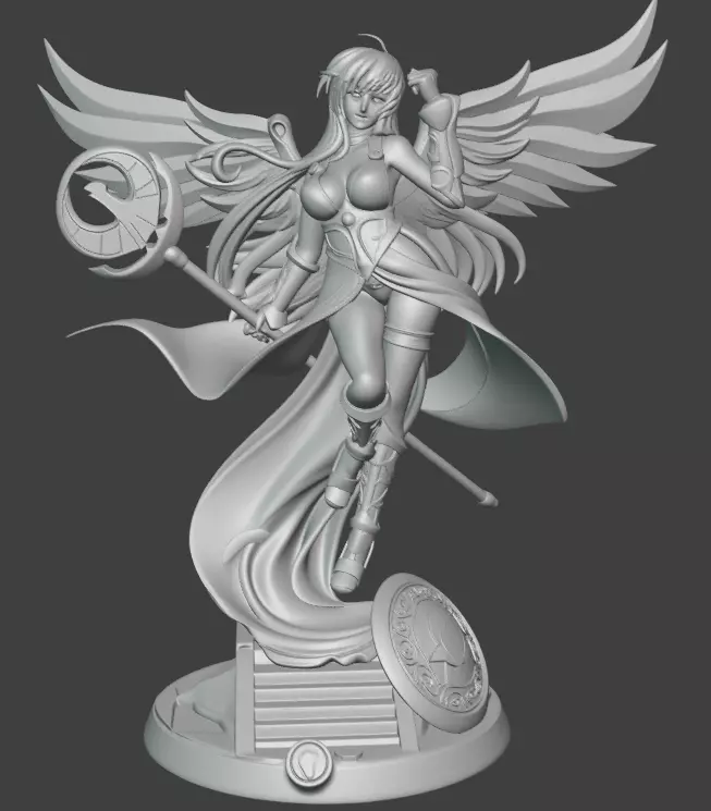 Atena - Saint Seiya 3D print model_1