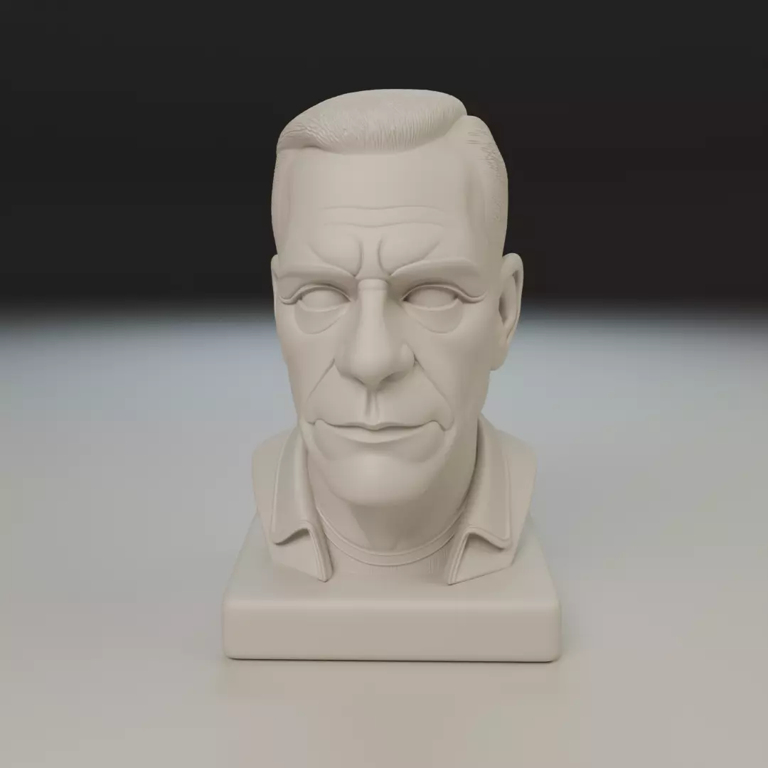 jean claude van damme 3D print model_16