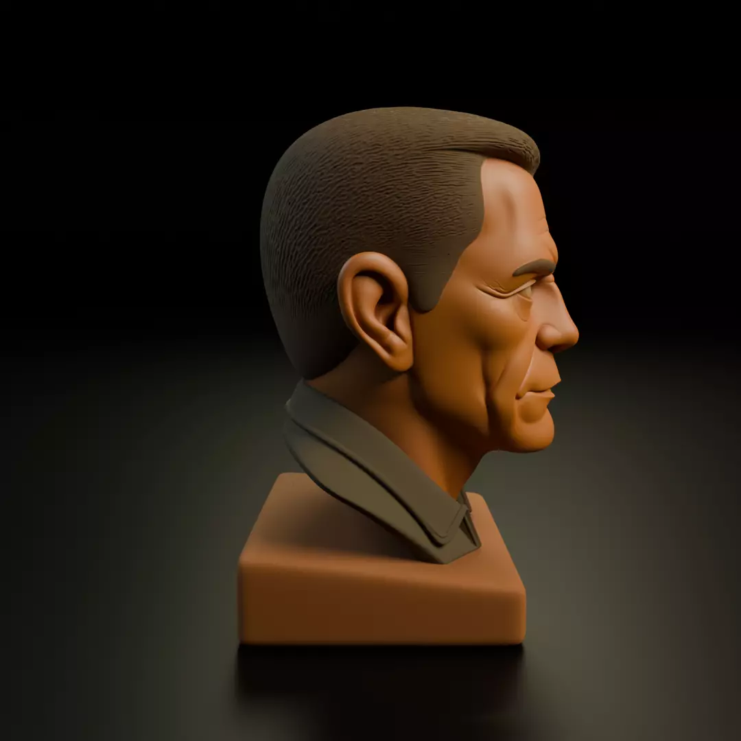 jean claude van damme 3D print model_1