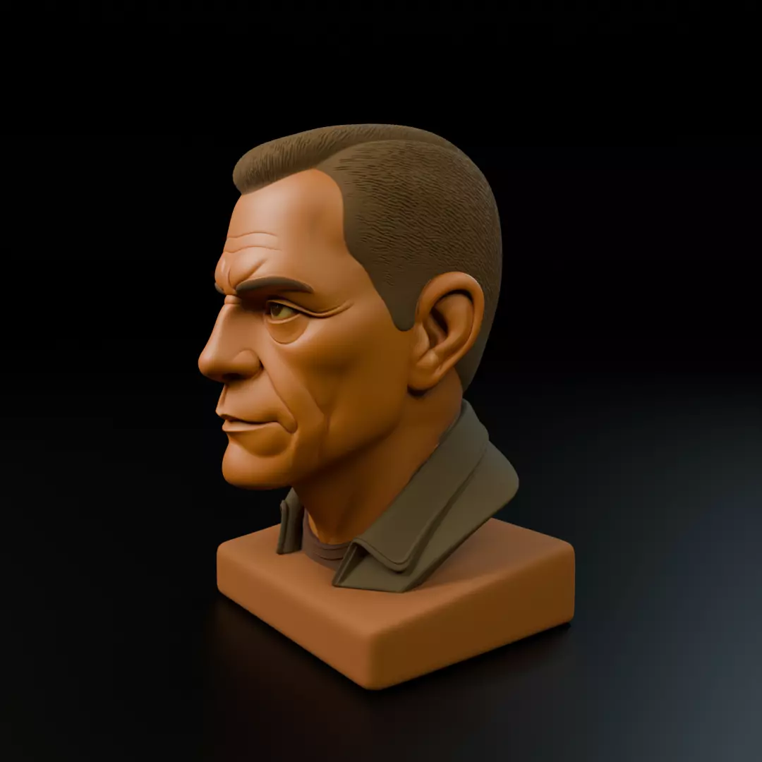 jean claude van damme 3D print model_9