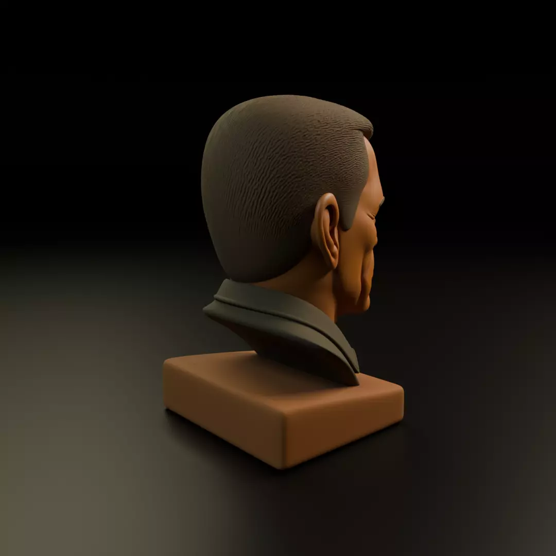 jean claude van damme 3D print model_13