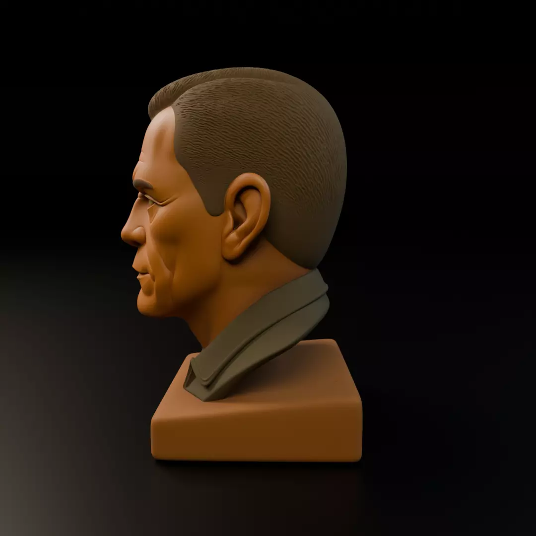 jean claude van damme 3D print model_3
