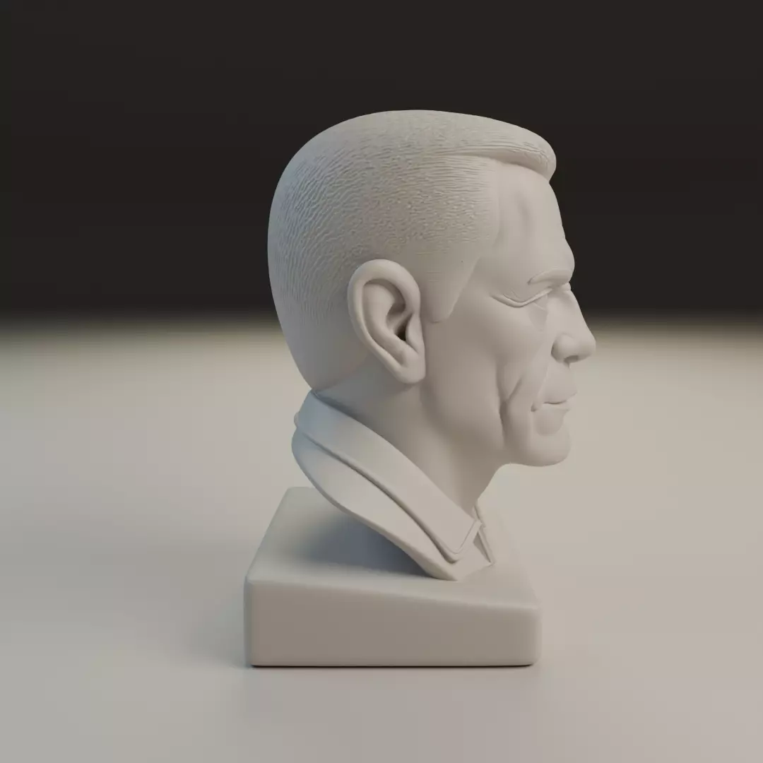 jean claude van damme 3D print model_2